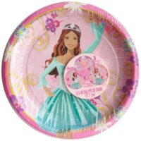 Barbie Perennial Princess - dessert plates (8 ct)