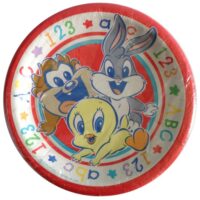 Looney Tunes-Alphabet Fun  dessert plates (8 ct)