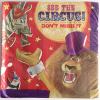 Madagascar 3  - lunch napkins (16 ct)