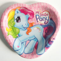 My Little Pony heart shaped lunch plates (8 ct)