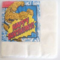 Vintage Marvel Comics beverage napkins (16 ct)