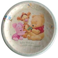 Pooh's Baby Days lunch plates (8 ct)