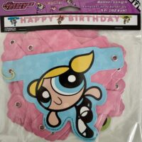 PowerPuff Girls Birthday banner (1ct)
